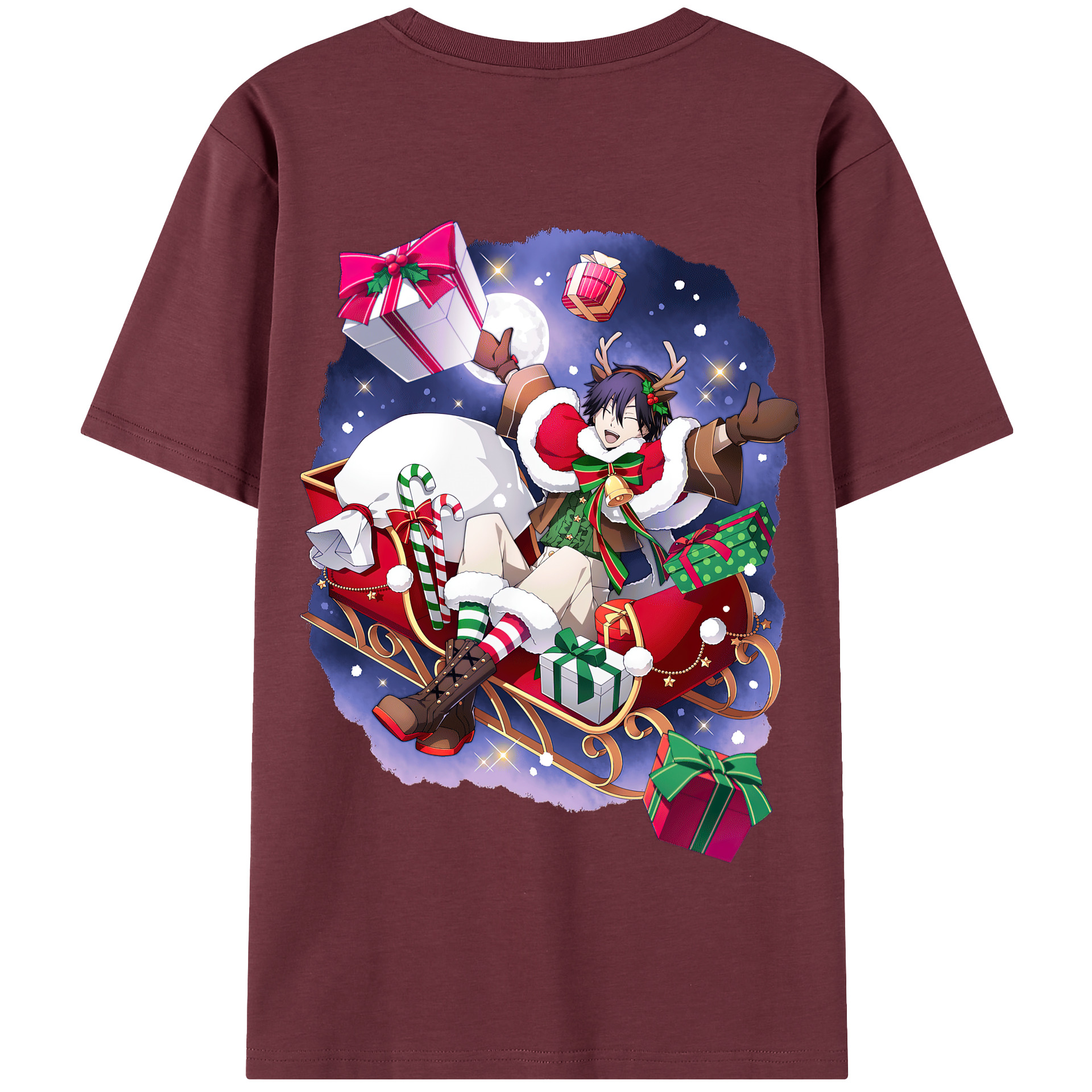 （画像用） 文豪ストレイドッグス Bungo Stray Dogs 綿100％半袖Tシャツ（背面プリント）